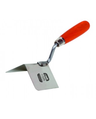 Corner Trowel With Wooden Handle